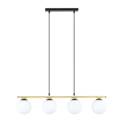 Lampa wisząca ALORA 4 BL OPAL 1254/4 EMIBIG Lighting - zdjęcie produktu