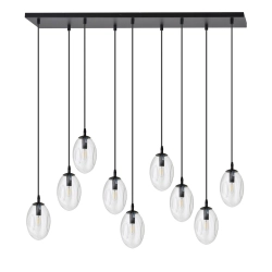 Lampa wisząca ASTRAL 9 BL TRANSPARENT 1265/9 EMIBIG Lighting - zdjęcie produktu
