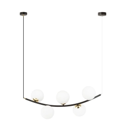 Lampa wisząca RITZ 5 BL OPAL 1298/5 EMIBIG Lighting - zdjęcie produktu