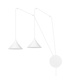 Lampa wisząca ABRAMO 2 WHITE 159/2 EMIBIG Lighting - zdjęcie produktu