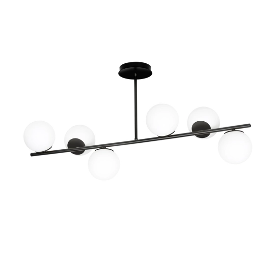 Lampa sufitowa BIOR 6 BLACK 1020/6 EMIBIG Lighting - zdjęcie produktu