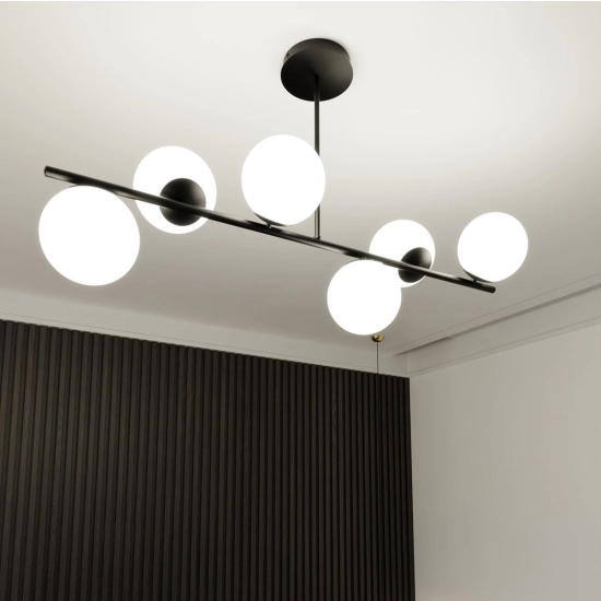 Lampa sufitowa BIOR 6 BLACK 1020/6 EMIBIG Lighting