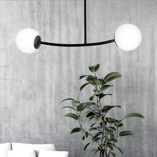 Lampa sufitowa HALLDOR 2 BLACK 1024/2 EMIBIG Lighting