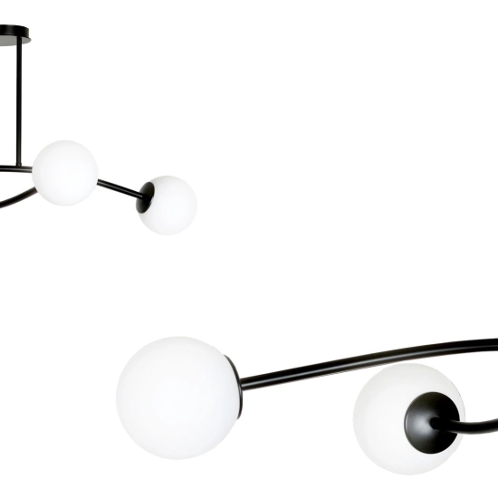 Lampa sufitowa HALLDOR 4 BLACK 1024/4 EMIBIG Lighting