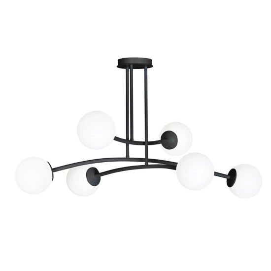 Lampa sufitowa HALLDOR 6 BLACK 1024/6 EMIBIG Lighting - zdjęcie produktu