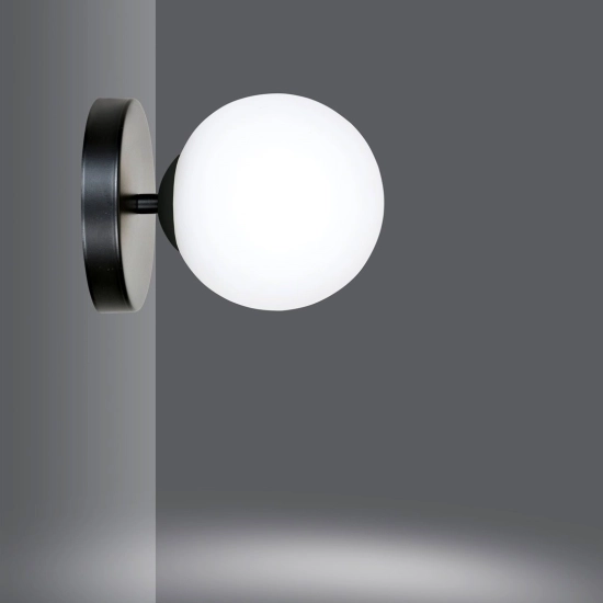 Kinkiet HALLDOR K1 BLACK 1024/K1 EMIBIG Lighting