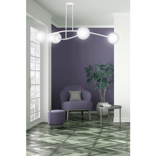 Lampa sufitowa HALLDOR 4 WHITE 1025/4 EMIBIG Lighting