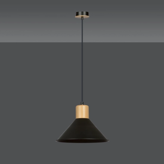 Lampa wisząca ROWEN 1 BLACK 1044/1 EMIBIG Lighting