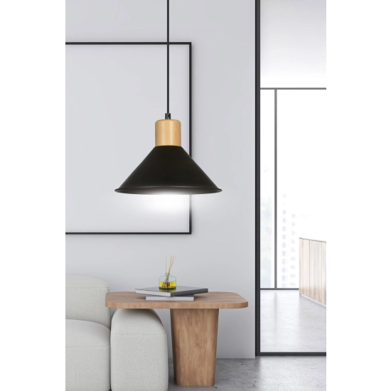 Lampa wisząca ROWEN 1 BLACK 1044/1 EMIBIG Lighting