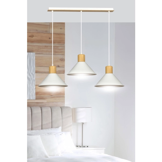 Lampa wisząca ROWEN 3 WHITE 1045/3 EMIBIG Lighting