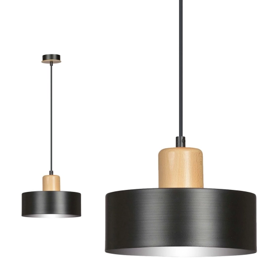 Lampa wisząca TORIN 1 BLACK 1046/1 EMIBIG Lighting
