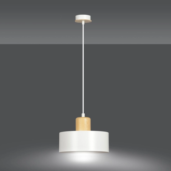 Lampa wisząca TORIN 1 WHITE 1047/1 EMIBIG Lighting