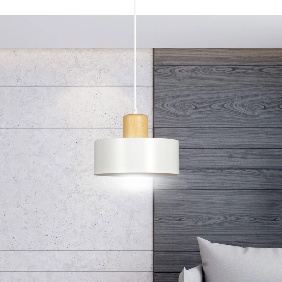 Lampa wisząca TORIN 1 WHITE 1047/1 EMIBIG Lighting