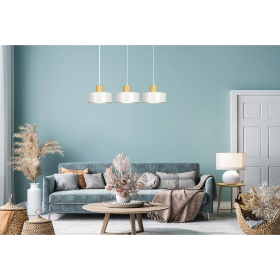 Lampa wisząca TORIN 3 WHITE 1047/3 EMIBIG Lighting