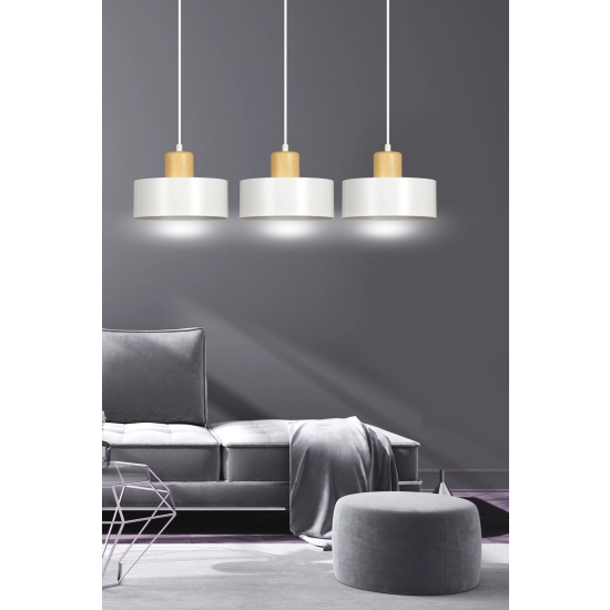 Lampa wisząca TORIN 3 WHITE 1047/3 EMIBIG Lighting