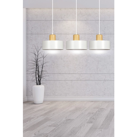 Lampa wisząca TORIN 3 WHITE 1047/3 EMIBIG Lighting