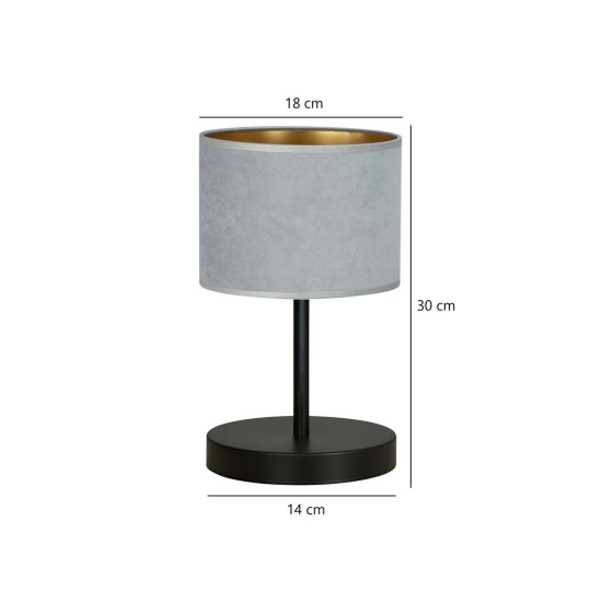 Lampka nocna HILDE LN1 BL GRAY 1050/LN1 EMIBIG Lighting