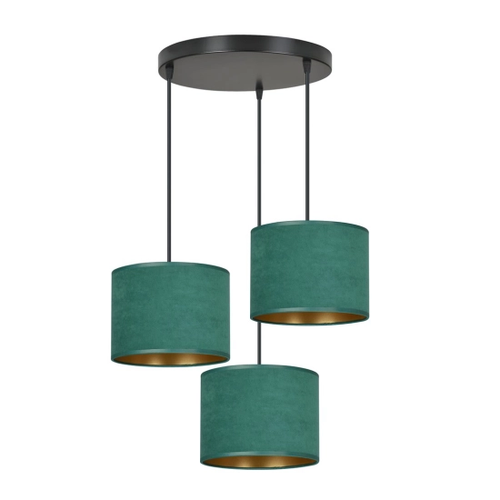 Lampa wisząca HILDE 3 BL PREMIUM GREEN 1051/3PREM EMIBIG Lighting - zdjęcie produktu
