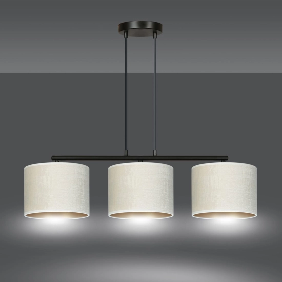 Lampa wisząca HILDE 3 BL WHITE 1052/3 EMIBIG Lighting