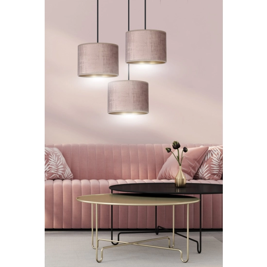 Lampa wisząca HILDE 3 BL PREMIUM ROSE 1053/3PREM EMIBIG Lighting