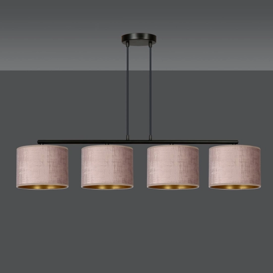Lampa wisząca HILDE 4 BL ROSE 1053/4 EMIBIG Lighting