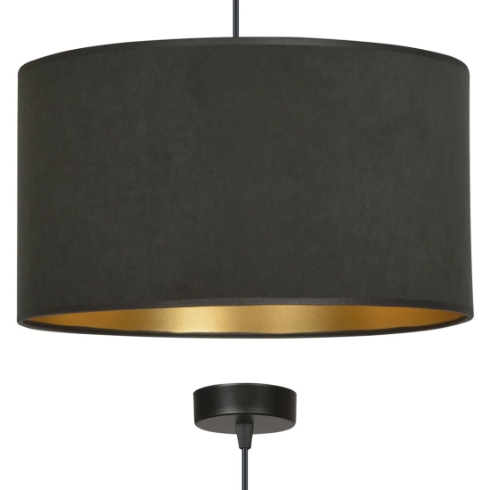 Lampa wisząca HILDE 1 BL BLACK 1054/1 EMIBIG Lighting