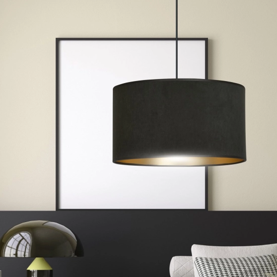Lampa wisząca HILDE 1 BL BLACK 1054/1 EMIBIG Lighting
