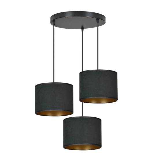 Lampa wisząca HILDE 3 BL PREMIUM BLACK 1054/3PREM EMIBIG Lighting - zdjęcie produktu