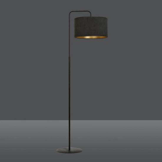 Lampa stojąca HILDE LP1 BL BLACK 1054/LP1 EMIBIG Lighting