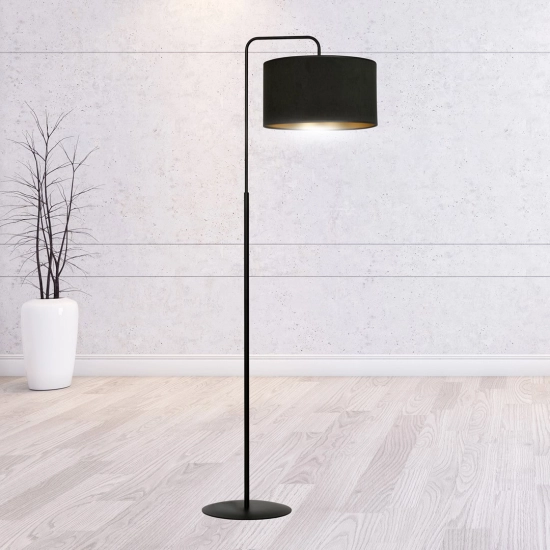 Lampa stojąca HILDE LP1 BL BLACK 1054/LP1 EMIBIG Lighting