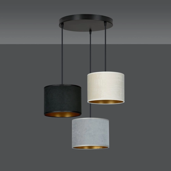 Lampa wisząca HILDE 3 BL PREMIUM MIX 1055/3PREM EMIBIG Lighting