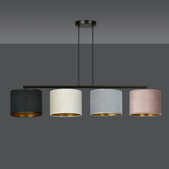 Lampa wisząca HILDE 4 BL MIX 1055/4 EMIBIG Lighting