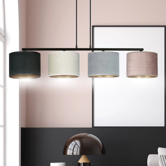 Lampa wisząca HILDE 4 BL MIX 1055/4 EMIBIG Lighting