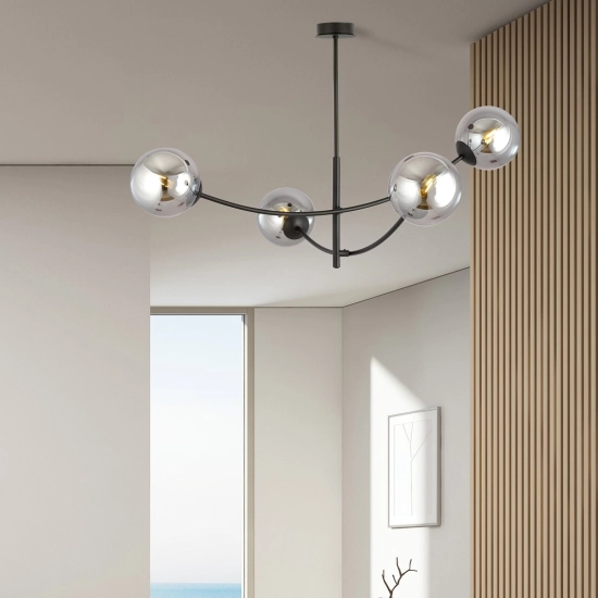 Lampa sufitowa HUNTER 4 BLACK/GRAFIT 1100/4 EMIBIG Lighting