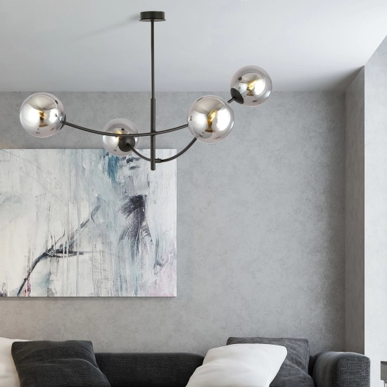 Lampa sufitowa HUNTER 4 BLACK/GRAFIT 1100/4 EMIBIG Lighting