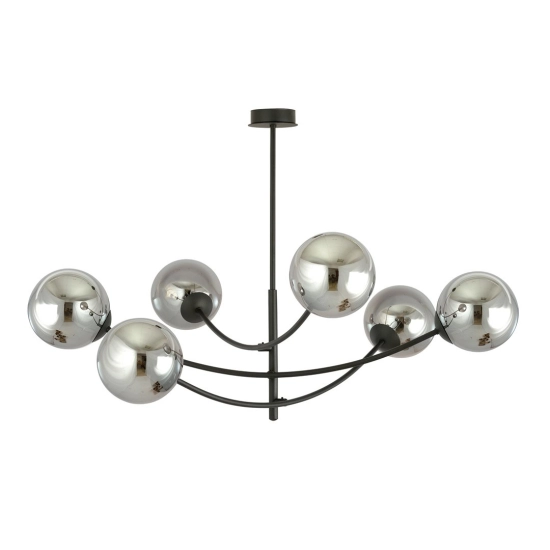 Lampa sufitowa HUNTER 6 BLACK/GRAFIT 1100/6 EMIBIG Lighting