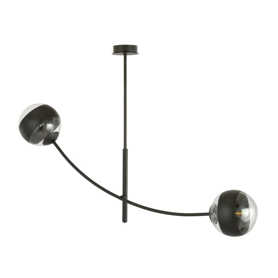 Lampa sufitowa HUNTER 2 BLACK/STRIPE 1101/2 EMIBIG Lighting