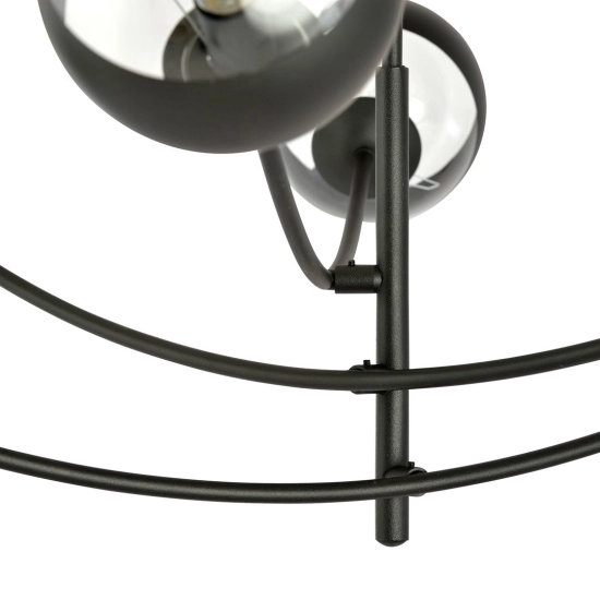 Lampa sufitowa HUNTER 6 BLACK/STRIPE 1101/6 EMIBIG Lighting