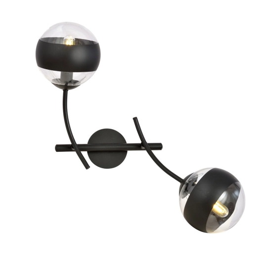 Kinkiet HUNTER K2 BLACK/STRIPE 1101/K2 EMIBIG Lighting - zdjęcie produktu