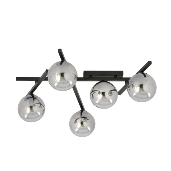 Lampa sufitowa SMART 5 BLACK/GRAFIT 1104/5 EMIBIG Lighting
