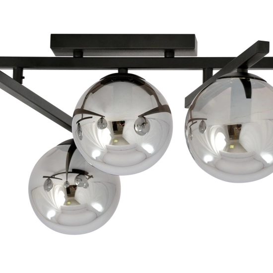 Lampa sufitowa SMART 5 BLACK/GRAFIT 1104/5 EMIBIG Lighting