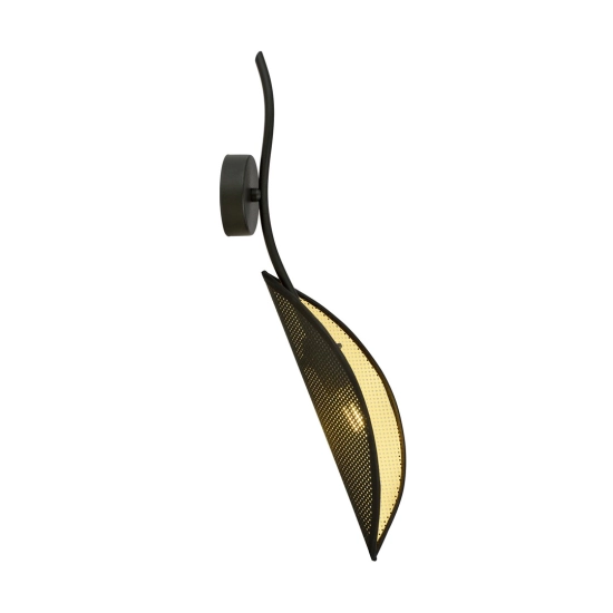 Kinkiet LOTUS K1 BLACK/GOLD 1106/K1 EMIBIG Lighting - zdjęcie produktu