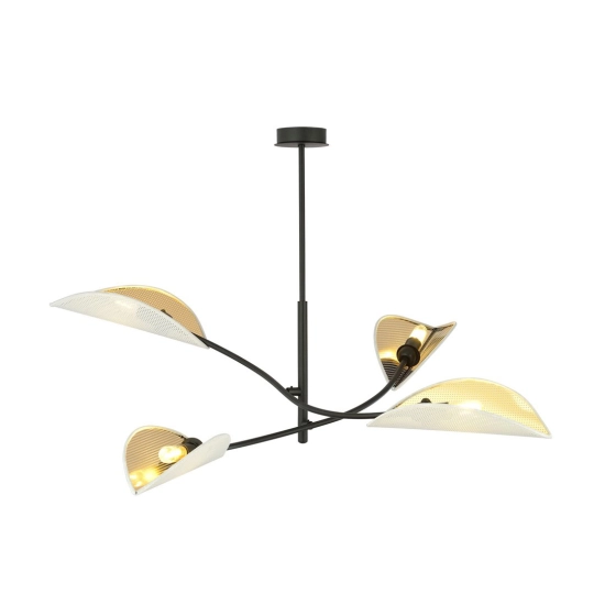 Lampa sufitowa LOTUS 4 WHITE/GOLD 1107/4 EMIBIG Lighting - zdjęcie produktu