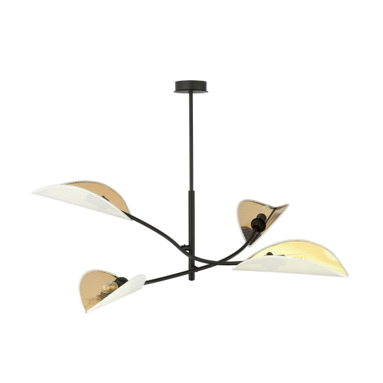 Lampa sufitowa LOTUS 4 WHITE/GOLD 1107/4 EMIBIG Lighting