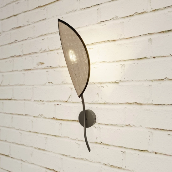 Kinkiet LOTUS K1 BLACK/RATTAN 1108/K1 EMIBIG Lighting