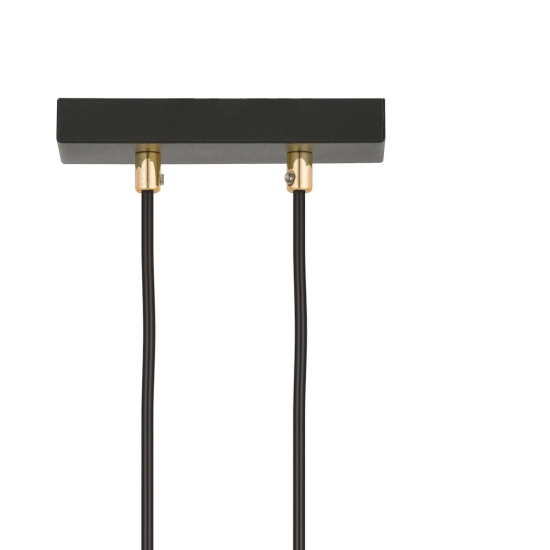 Lampa wisząca GLAM 1 BLACK/STRIPE 1113/1 EMIBIG Lighting
