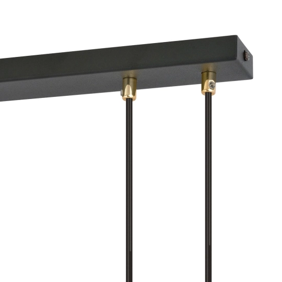 Lampa wisząca GLAM 4 BLACK/STRIPE 1113/4 EMIBIG Lighting