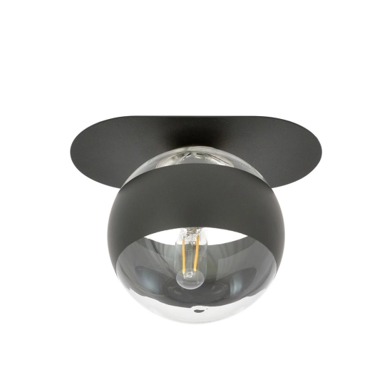 Lampa sufitowa PLAZA 1 BLACK/STRIPE 1121/1 EMIBIG Lighting