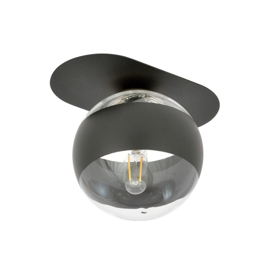 Lampa sufitowa PLAZA 1 BLACK/STRIPE 1121/1 EMIBIG Lighting