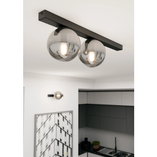 Lampa sufitowa FIT 2 BLACK/GRAFIT 1122/2 EMIBIG Lighting